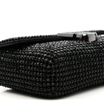The Rhinestone J Marc Mini Shoulder Bag Black