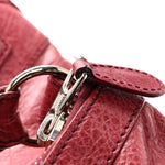 Agneau Giant 12 Silver Hardware Day Hobo Cassis