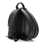 Lambskin Flower Quilted Palm Springs Backpack PM Black