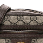 GG Supreme Monogram Web Mini Ophidia Messenger Brown