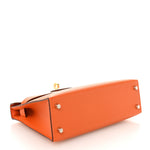 Epsom Mini Kelly Sellier 20 Orange