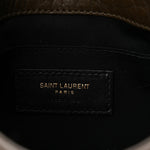 Grained Lambskin Monogram Mini Niki Chain Satchel Dark Cork