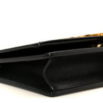 Smooth Calfskin Classic Monogram Kate Tassel Chain Wallet Black