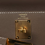 Madame Calfskin Kelly Elan Etoupe