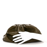 Smooth Butter Calf The Pouch Oversized Clutch Kaki Fondent