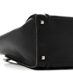 Drummed Calfskin Mini Luggage Black
