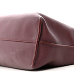 Nappa Medium Flamenco Knot Bag Dark Burgundy