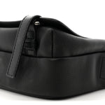 Soft Grained Calfskin XS Military Messenger Bag Black