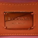 Calfskin Matelasse Mini Serpenti Cabochon Crossbody Bag Orange