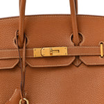 Togo Birkin 35 Gold