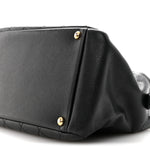 Caviar Quilted Petit Timeless Tote PTT Black