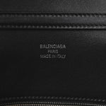 Natural Smooth Calfskin Medium Rodeo Top Handle Handbag Black