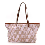 Zucca Roll Tote Beige Brown
