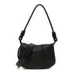 Shiny Nappa Calfskin Paseo Satchel Black
