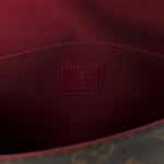 Monogram Pochette Felicie Chain Wallet Fuchsia