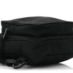 Nylon Logo Explorer Crossbody Messenger Bag Black