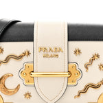 City Calf Saffiano Astrology Cahier Bag Talco Black
