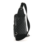 Damier Graphite World Map Avenue Sling Backpack