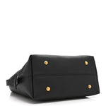 Grained Calfskin Low Key Hobo MM Black