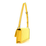 GG Monogram Scratch Lux Calfskin Mini Luce Shoulder Bag Yellow