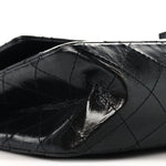 Glazed Calfskin Quilted 2.55 Reissue 226 Flap So Black