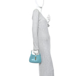 Boarded Dyana Lux Calfskin Mini Jackie 1961 Hobo Dusty Azure