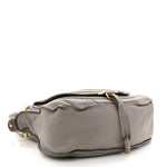 Calfskin Medium Marcie Satchel Cashmere Grey