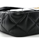 Lambskin Quilted Mini Flap Black