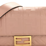 Nappa FF 1974 Embossed Baguette Rosa Bourbon