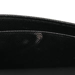 Saffiano Metal Large Chain Wallet Black