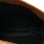 Suede Y Quilted Monogram Medium Loulou Chain Satchel Cinnamon