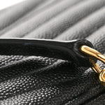 Grain De Poudre Matelasse Monogram Mini Lou Camera Bag Black