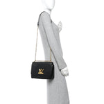 Epi Twist Shoulder Bag MM Black