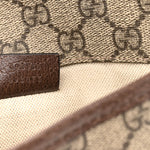 GG Supreme Monogram Neo Vintage Web Belt Bag Brown