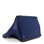 Supple Calfskin Medium Phantom Luggage Indigo