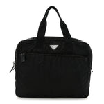 Saffiano Tessuto Nylon Small Briefcase Black