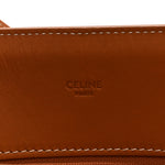 Canvas Calfskin Small Vertical Cabas Natural Tan