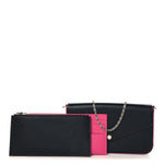 Epi Pochette Felicie Black Hot Pink