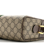 GG Supreme Monogram Web Small Ophidia Shoulder Bag Brown