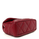 Lambskin Quilted Large Flap Red