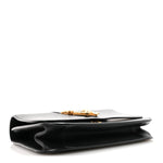 Vitello Barocco Virtus Top Handle Shoulder Bag Black