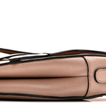 Grained Calfskin Saddle Bag Blush