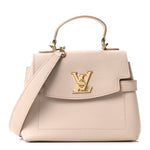 Soft Calfskin Mini Lockme Ever Greige