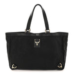 Monogram Large Abbey Tote Black
