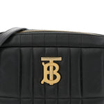 Lambskin Quilted Small Lola Camera Bag Black