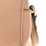 Pebbled Calfskin Small Soho Disco Bag Camelia