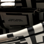 X MARC JACOBS Nappa Mini Peekaboo I SEE U Satchel Black White