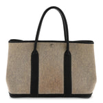 Toile H Buffle Skipper Garden Party 36 MM Tote Black