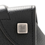 Drummed Calfskin Micro Luggage Black