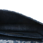 Denim Oblique 30 Montaigne East West Chain Flap Bag